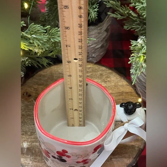 ✨ Brand New w/Tags Rae Dunn Disney enjoy Mug featuring Mickey Mouse Ears ✨ - Picture 12 of 13